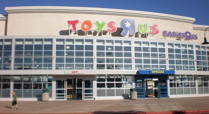 Toys R Us Blamed For Toy Stocks' Tepid Q3 Performances